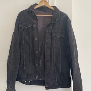 Men's Black Denim Jacket